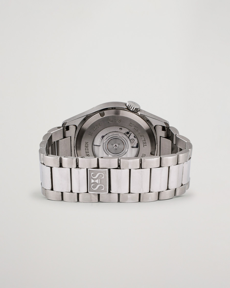 Hombres | Sjöö Sandström Pre-Owned Royal Steel Classic 36mm 1636-1 Silver | Sjöö Sandström Pre-Owned | Royal Steel Classic 36mm 1636-1 Silver