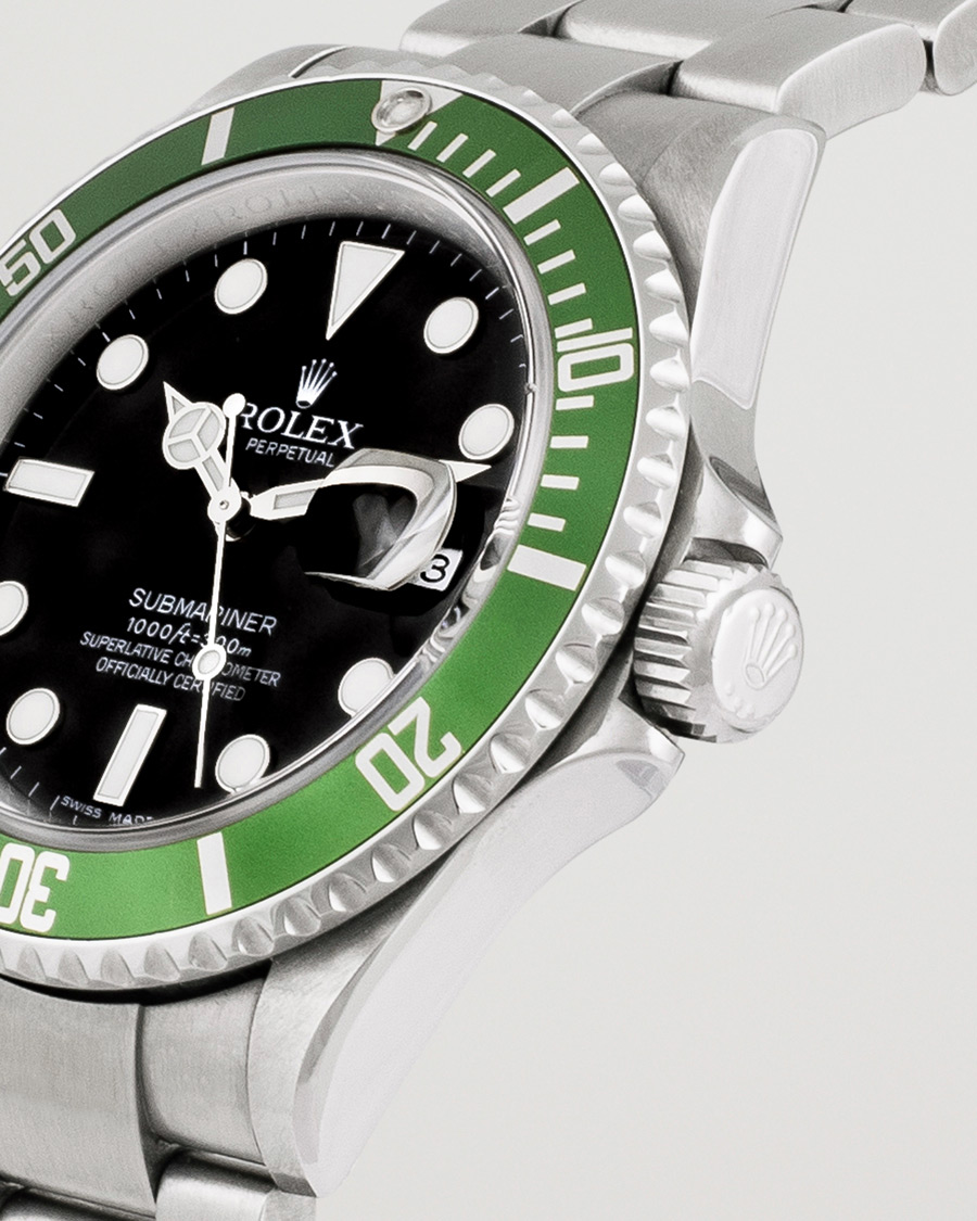 Hombres | Rolex Pre-Owned Submariner 16610LV Oyster Perpetual Silver | Rolex Pre-Owned | Submariner 16610LV Oyster Perpetual Silver