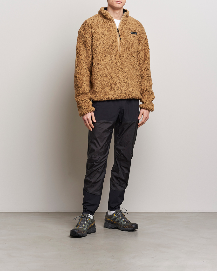 Hombres | Jerséis y prendas de punto | District Vision | Half Zip Pile Fleece Sand