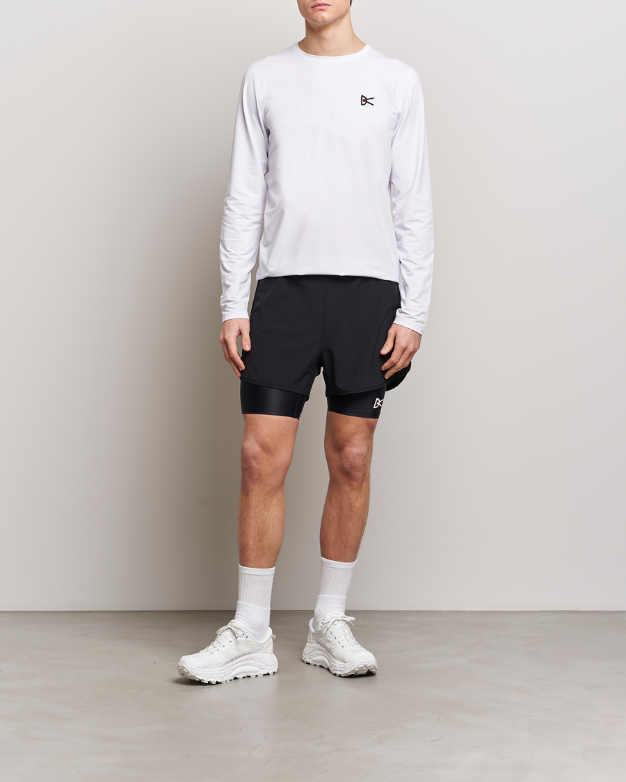 Hombres | Pantalones cortos | District Vision | Layered Trail Shorts Black