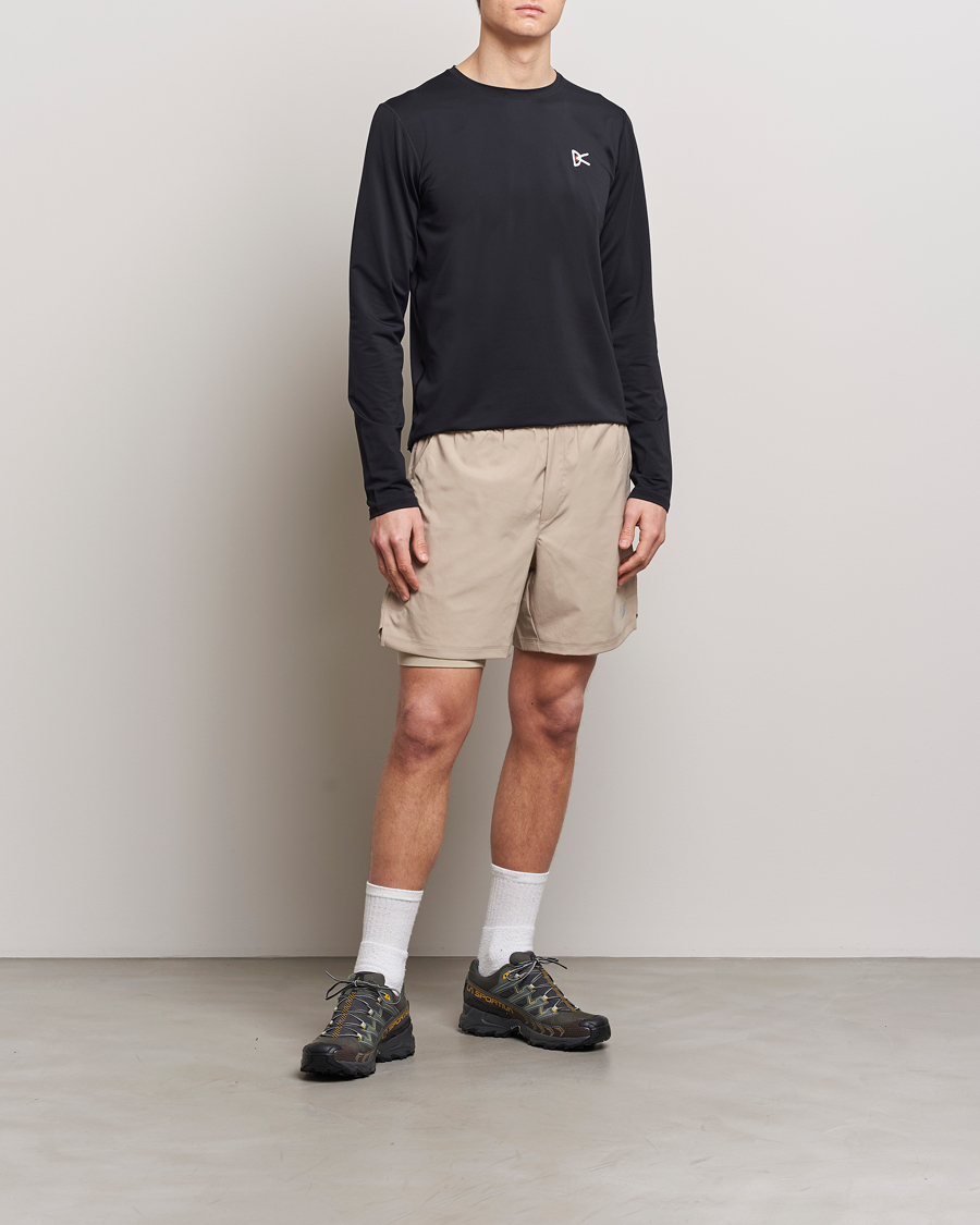 Hombres | Camisetas | District Vision | Lightweight Long Sleeve T-Shirt Black