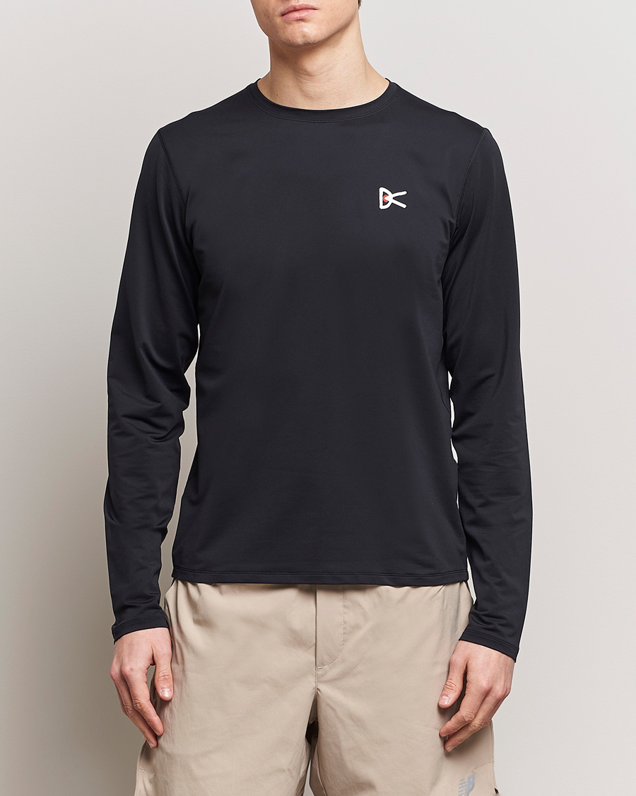 Hombres | Active | District Vision | Lightweight Long Sleeve T-Shirt Black