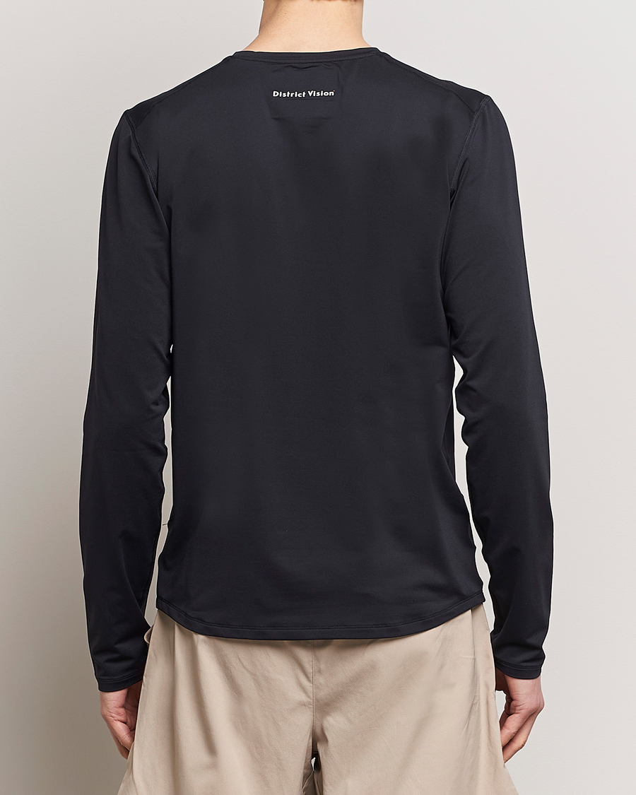 Hombres | Camisetas | District Vision | Lightweight Long Sleeve T-Shirt Black