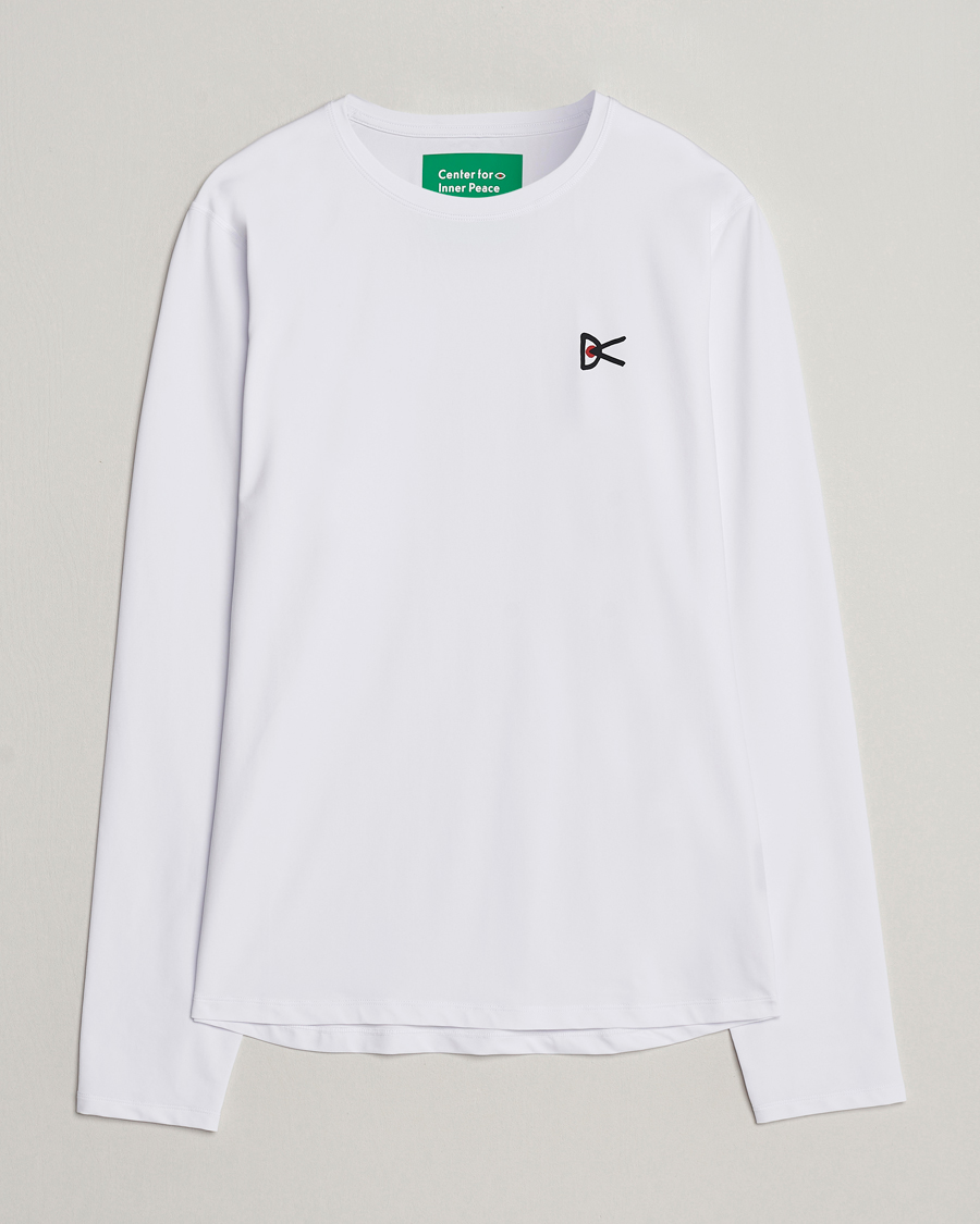 Hombres | Camisetas | District Vision | Lightweight Long Sleeve T-Shirt White