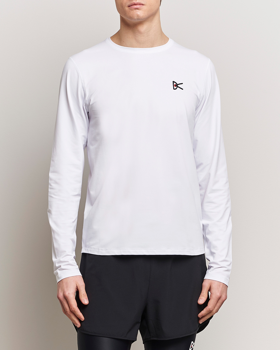 Hombres | Camisetas | District Vision | Lightweight Long Sleeve T-Shirt White