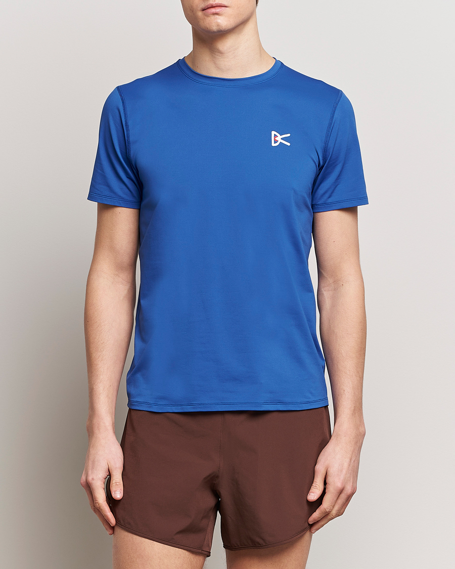Hombres |  | District Vision | Lightweight Short Sleeve T-Shirts Ocean Blue