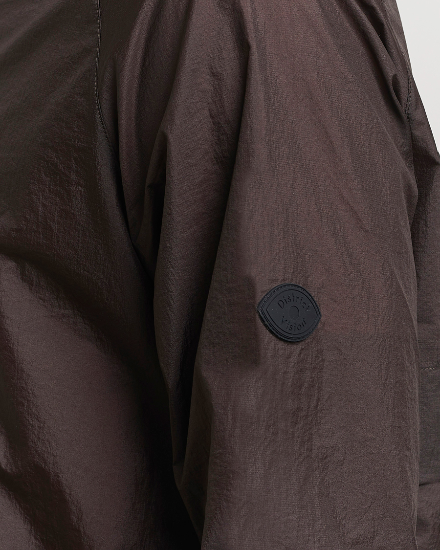 Hombres | Abrigos y chaquetas | District Vision | Ultralight Packable DWR Wind Jacket Cacao
