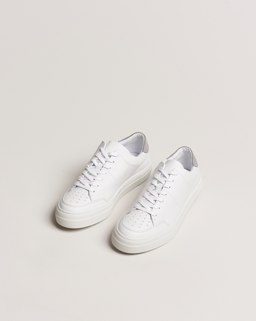 Hombres | Business & Beyond | J.Lindeberg | Art Signature Leather Sneaker White