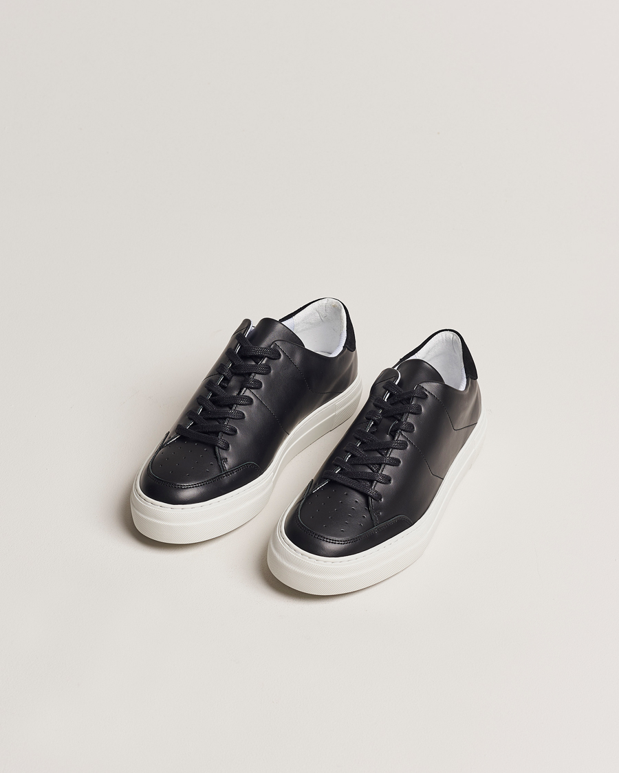 Hombres | Zapatillas | J.Lindeberg | Art Signature Leather Sneaker Black