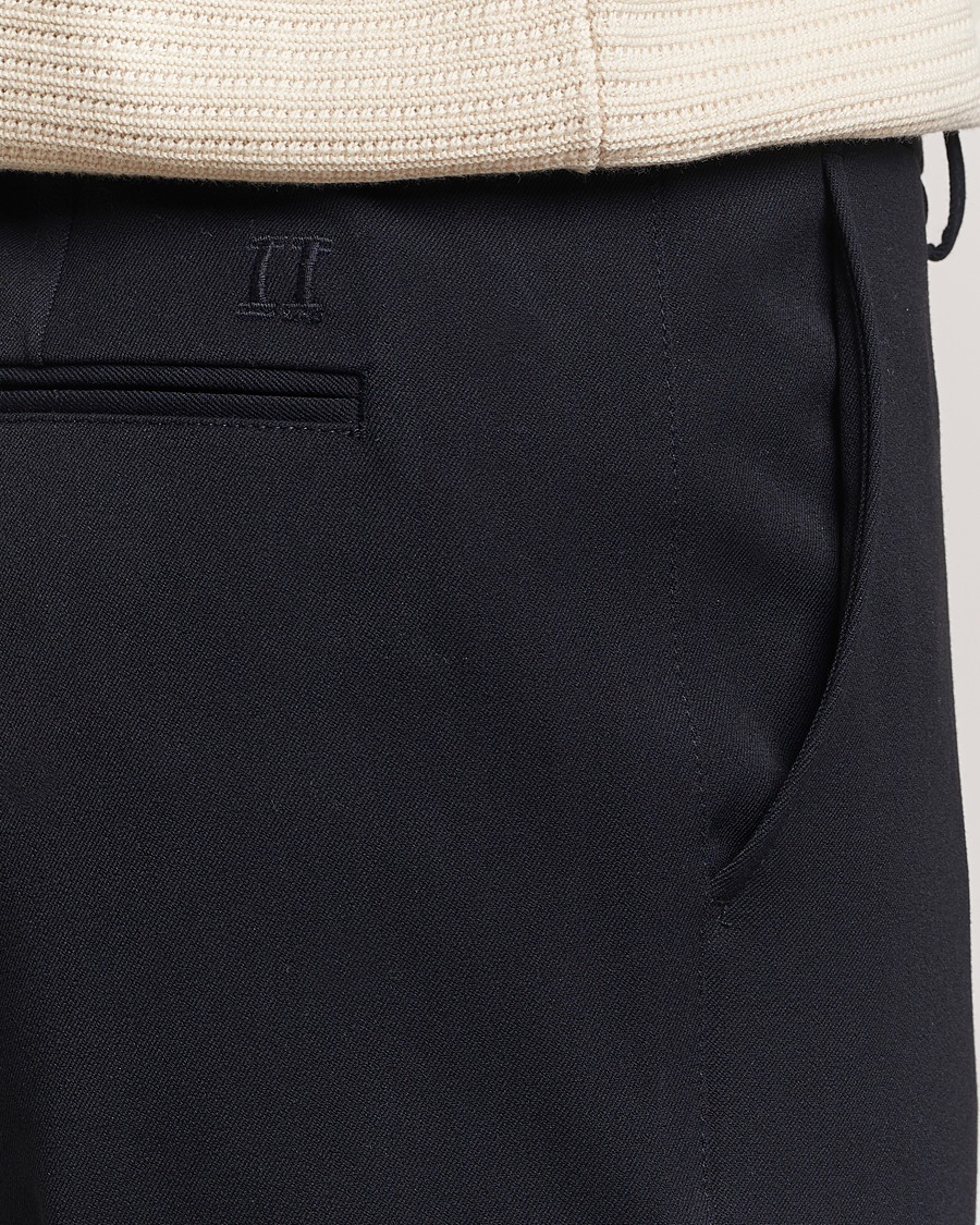 Hombres | Pantalones | LES DEUX | Como Reg Suit Pants Navy