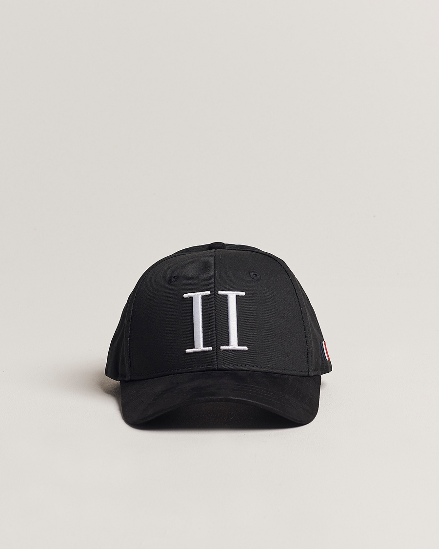 Hombres | Sombreros y gorras | LES DEUX | Baseball Cap Suede II Black/White