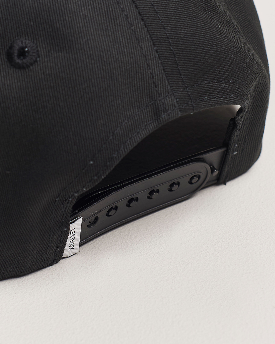 Hombres | Sombreros y gorras | LES DEUX | Baseball Cap Suede II Black/White