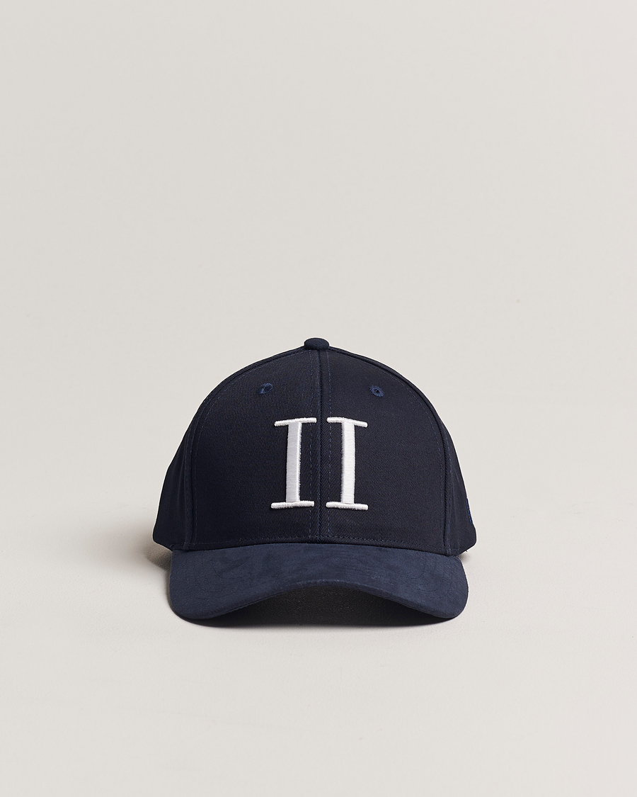 Hombres | Sombreros y gorras | LES DEUX | Baseball Cap Suede II Dark Navy