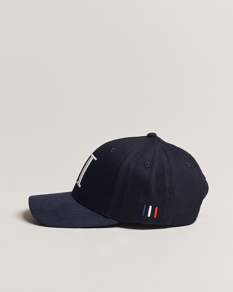 Hombres | Sombreros y gorras | LES DEUX | Baseball Cap Suede II Dark Navy