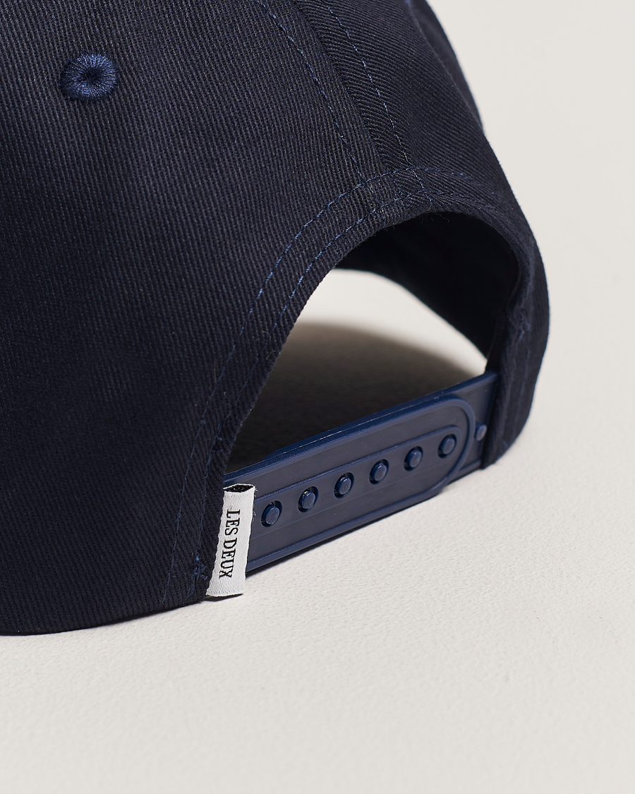 Hombres | Sombreros y gorras | LES DEUX | Baseball Cap Suede II Dark Navy