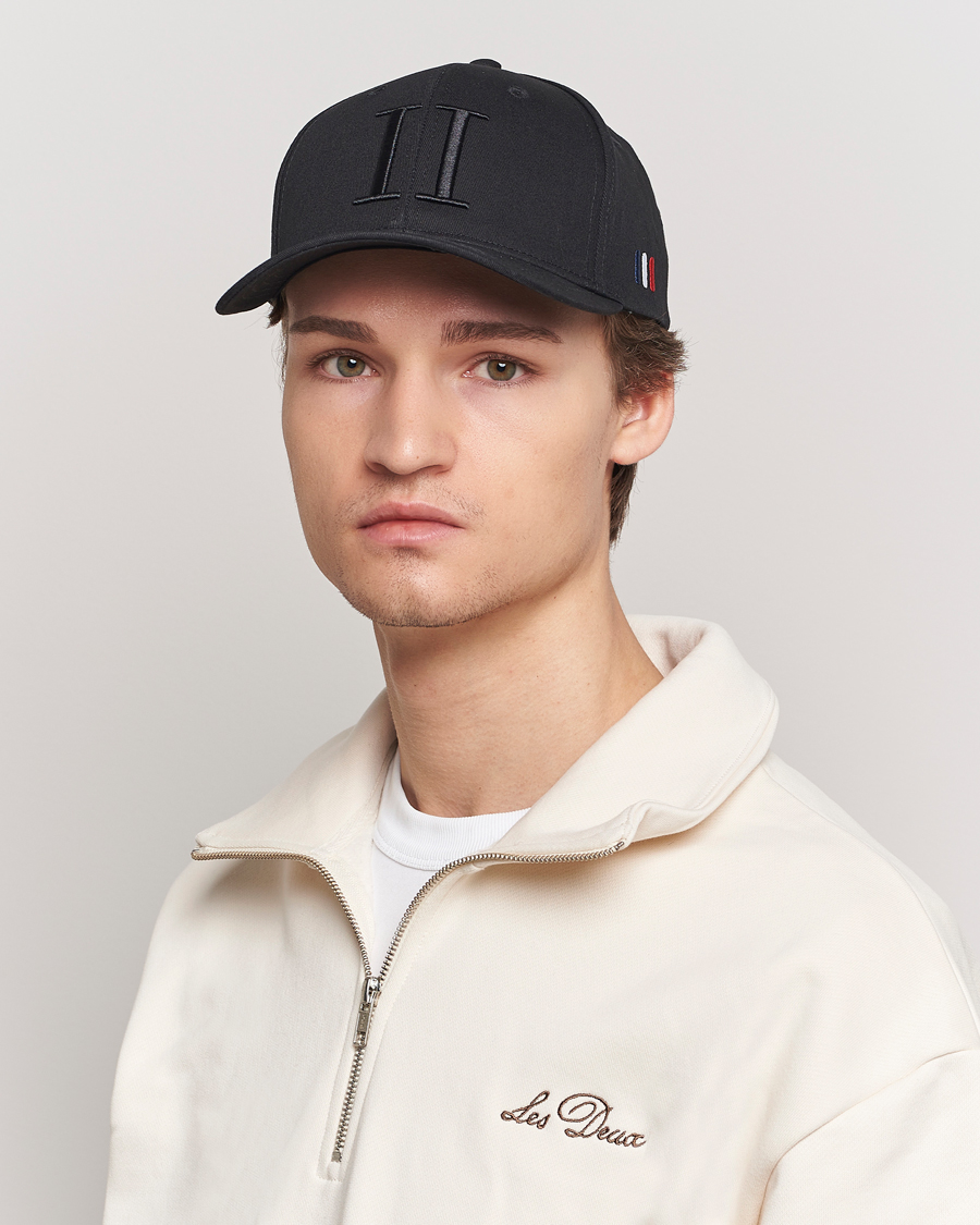 Hombres | Sombreros y gorras | LES DEUX | Encore Organic Cotton Baseball Cap II Black