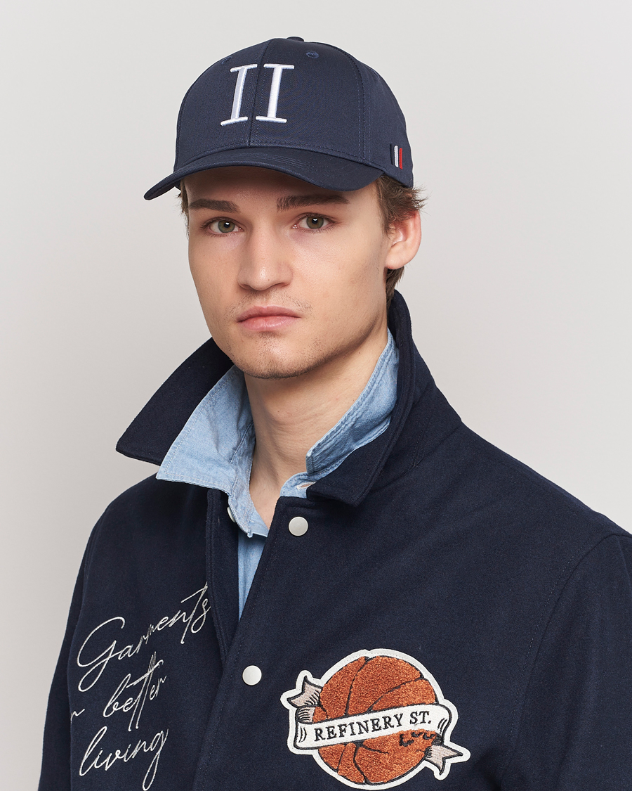 Hombres | Sombreros y gorras | LES DEUX | Encore Organic Cotton Baseball Cap II Dark Navy