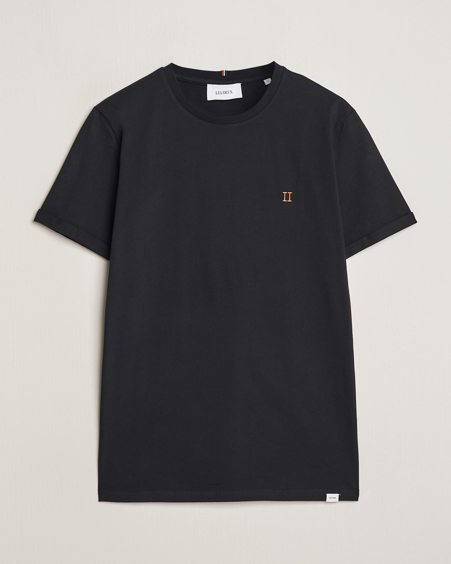 Hombres | Camisetas | LES DEUX | Nørregaard Cotton T-Shirt Black