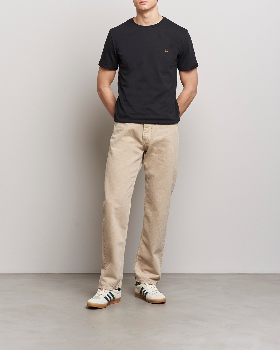Hombres | Camisetas | LES DEUX | Nørregaard Cotton T-Shirt Black