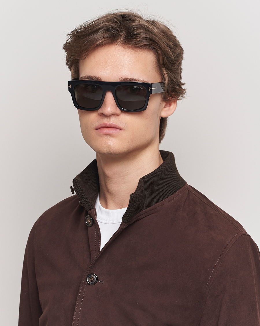 Hombres | Accesorios | Tom Ford | Fausto FT0711 Sunglasses Black/Smoke