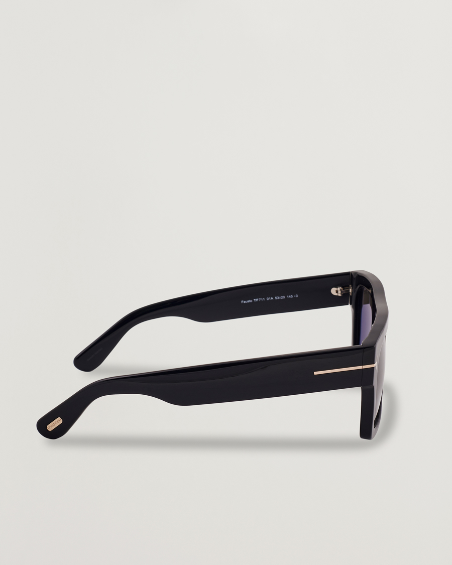 Hombres | Gafas de sol | Tom Ford | Fausto FT0711 Sunglasses Black/Smoke