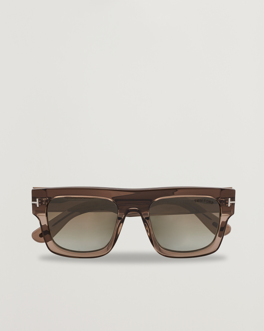 Hombres | Gafas de sol | Tom Ford | Fausto FT0711 Sunglasses Brown/Green