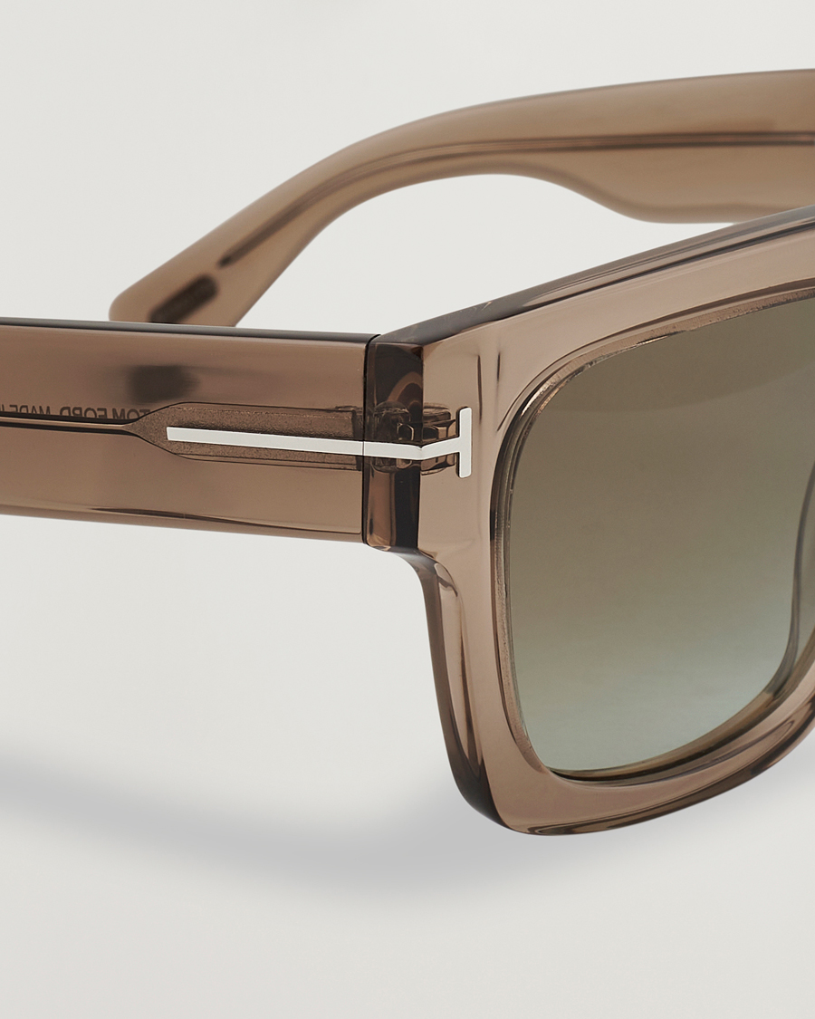 Hombres | Gafas de sol | Tom Ford | Fausto FT0711 Sunglasses Brown/Green