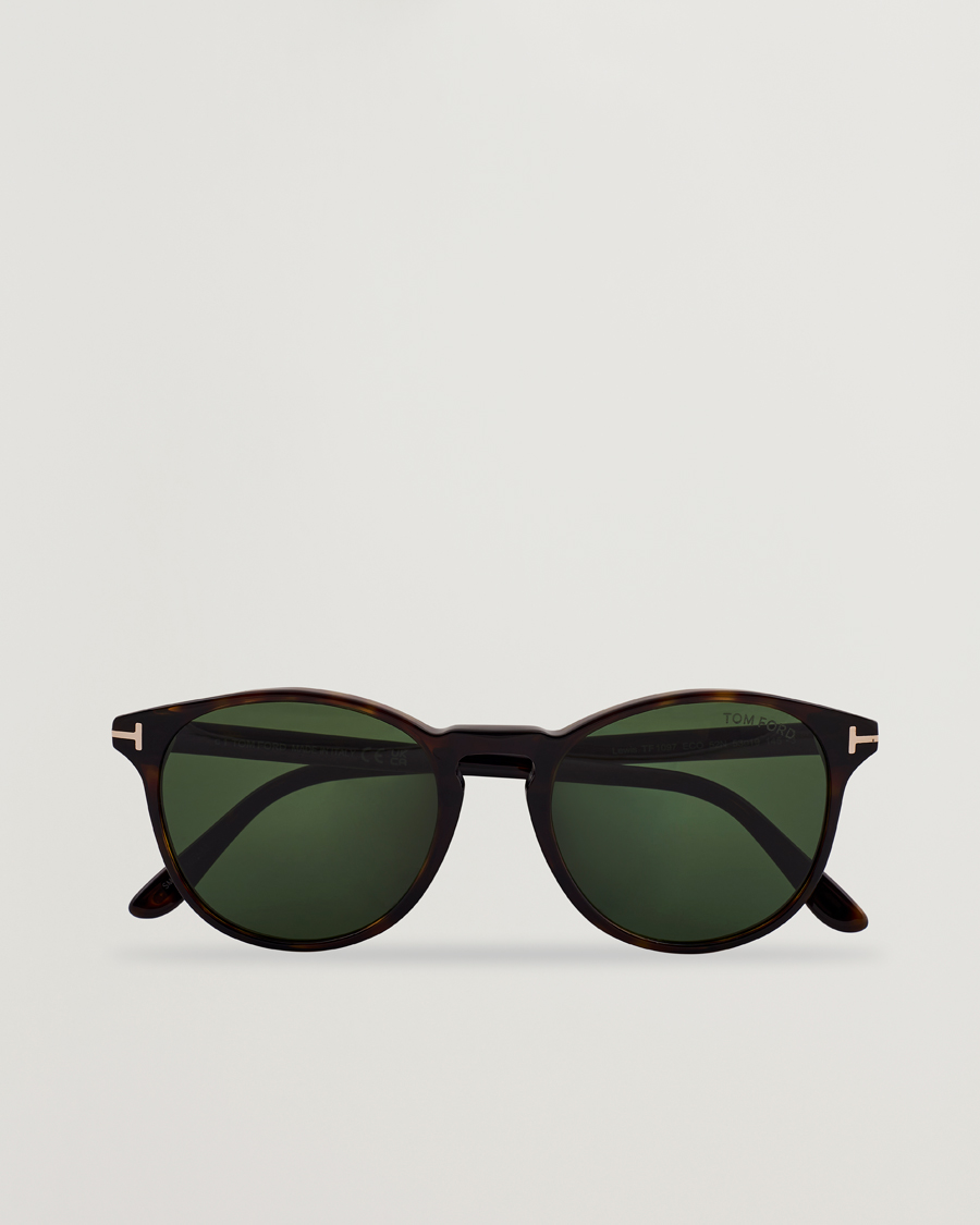 Hombres | Gafas de sol | Tom Ford | Lewis FT1097 Sunglasses Dark Havana/Green