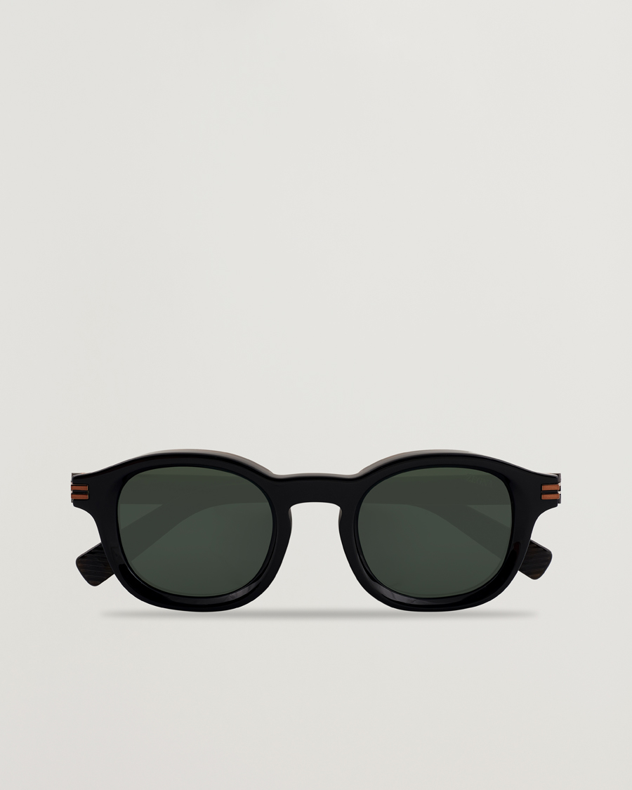 Hombres | Gafas de sol | Zegna | EZ0229 Sunglasses Black/Green