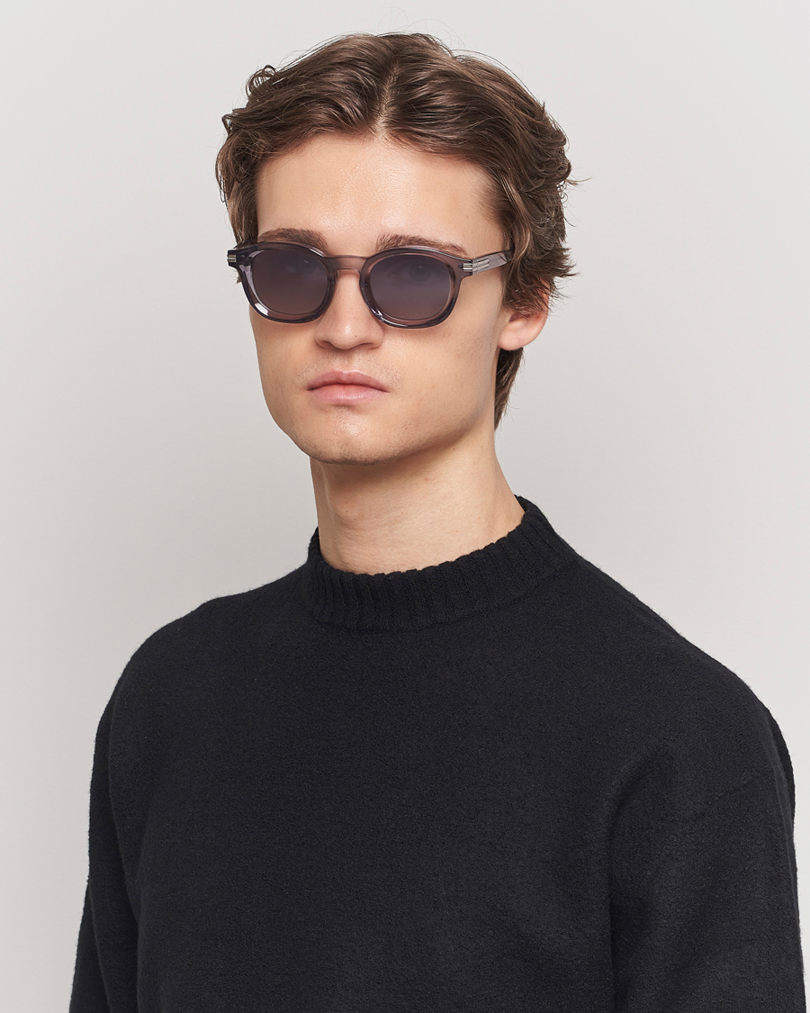 Hombres | Luxury Brands | Zegna | EZ0229 Sunglasses Grey/Smoke