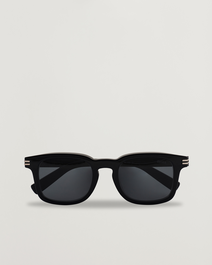 Hombres | Gafas de sol | Zegna | EZ0230 Sunglasses Black/Smoke