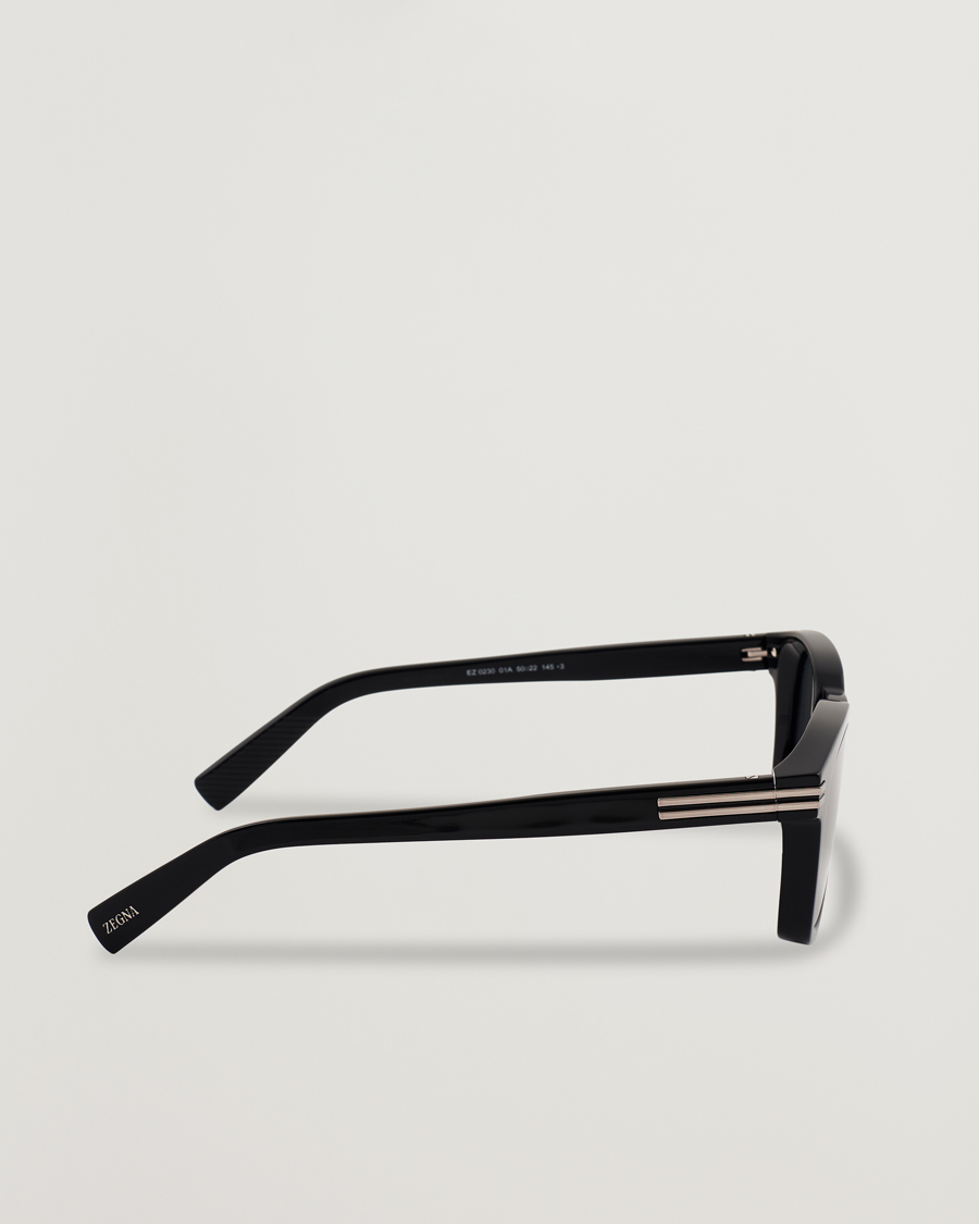 Hombres | Gafas de sol | Zegna | EZ0230 Sunglasses Black/Smoke