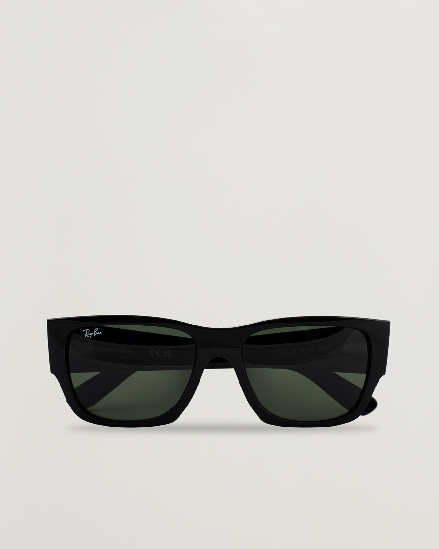 Hombres | Gafas de sol | Ray-Ban | Carlos Sunglasses Black/Crystal Green