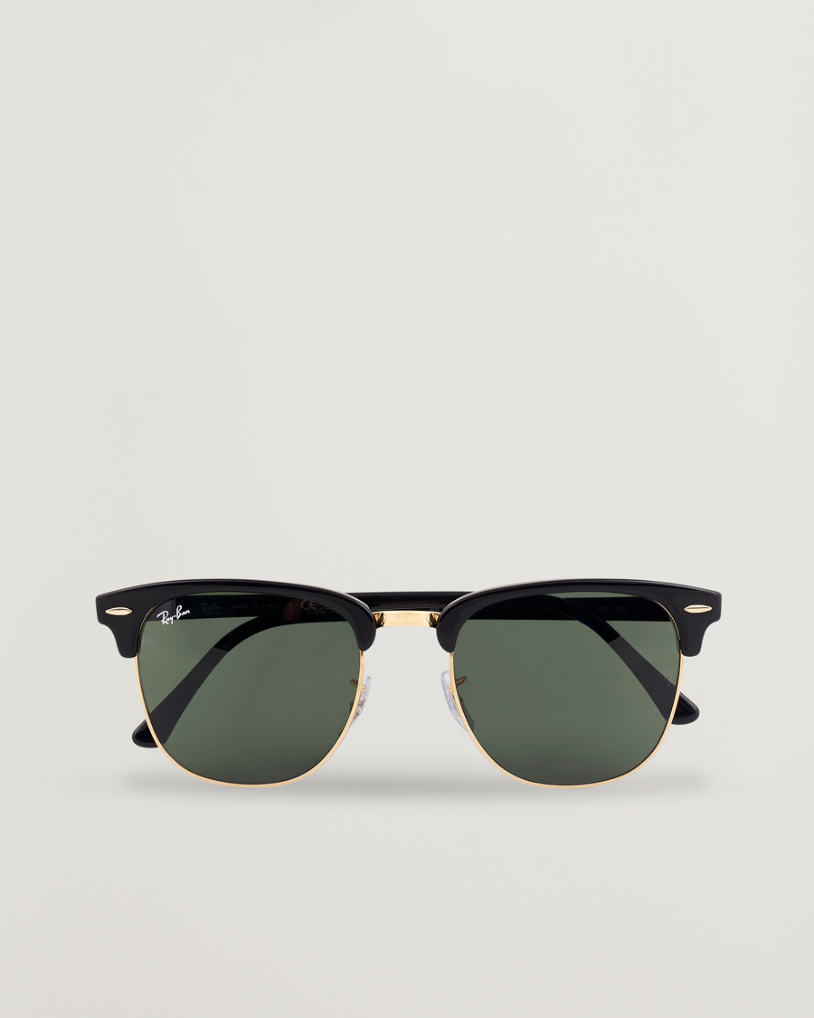 Hombres | Gafas de sol | Ray-Ban | Clubmaster Sunglasses Ebony/Crystal Green