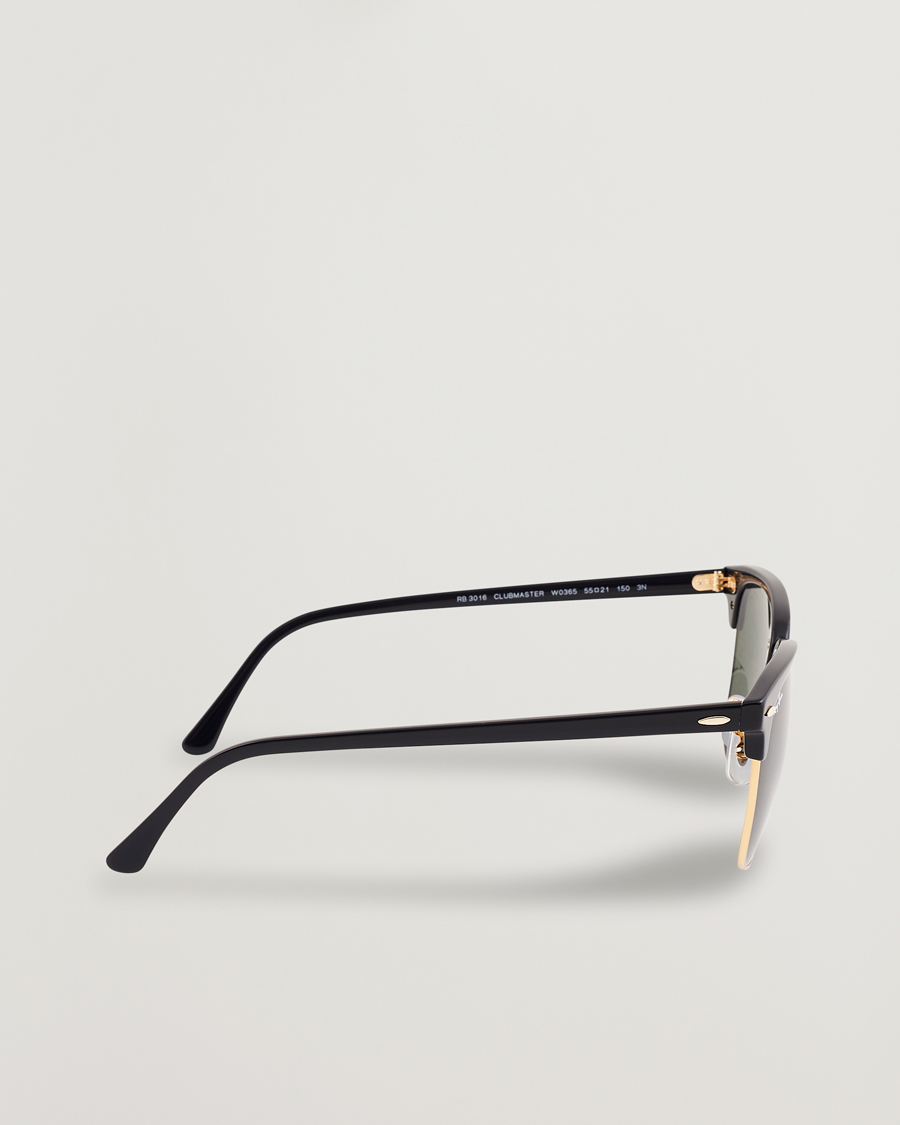 Hombres | Gafas de sol | Ray-Ban | Clubmaster Sunglasses Ebony/Crystal Green