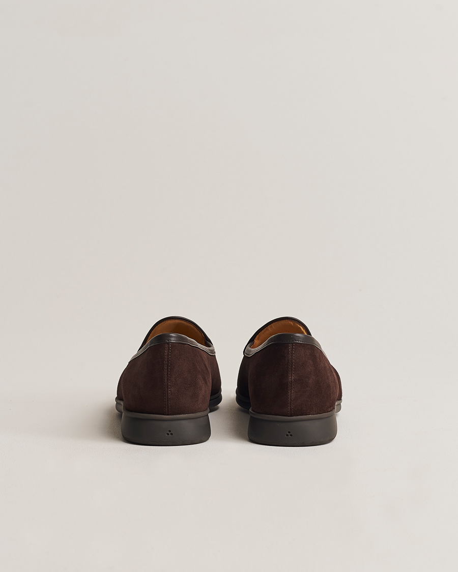 Hombres | Baudoin & Lange Stride Loafers Dark Brown | Baudoin & Lange | Stride Loafers Dark Brown