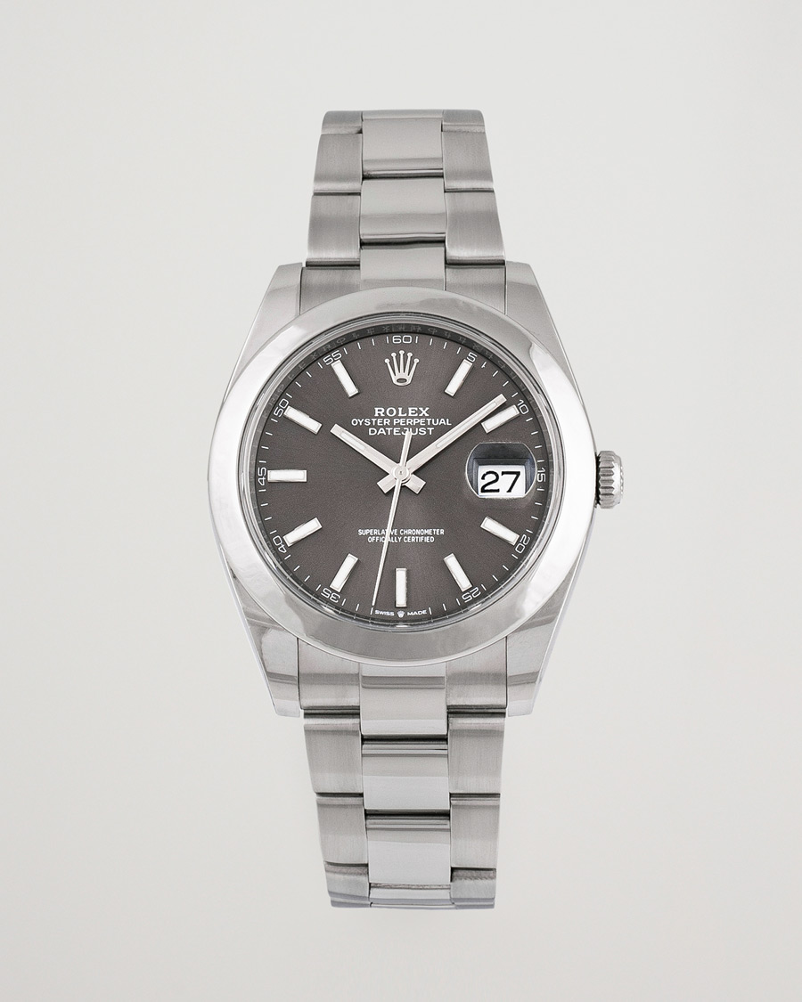 Hombres | Rolex Pre-Owned Datejust 41 126300 Silver | Rolex Pre-Owned | Datejust 41 126300 Silver