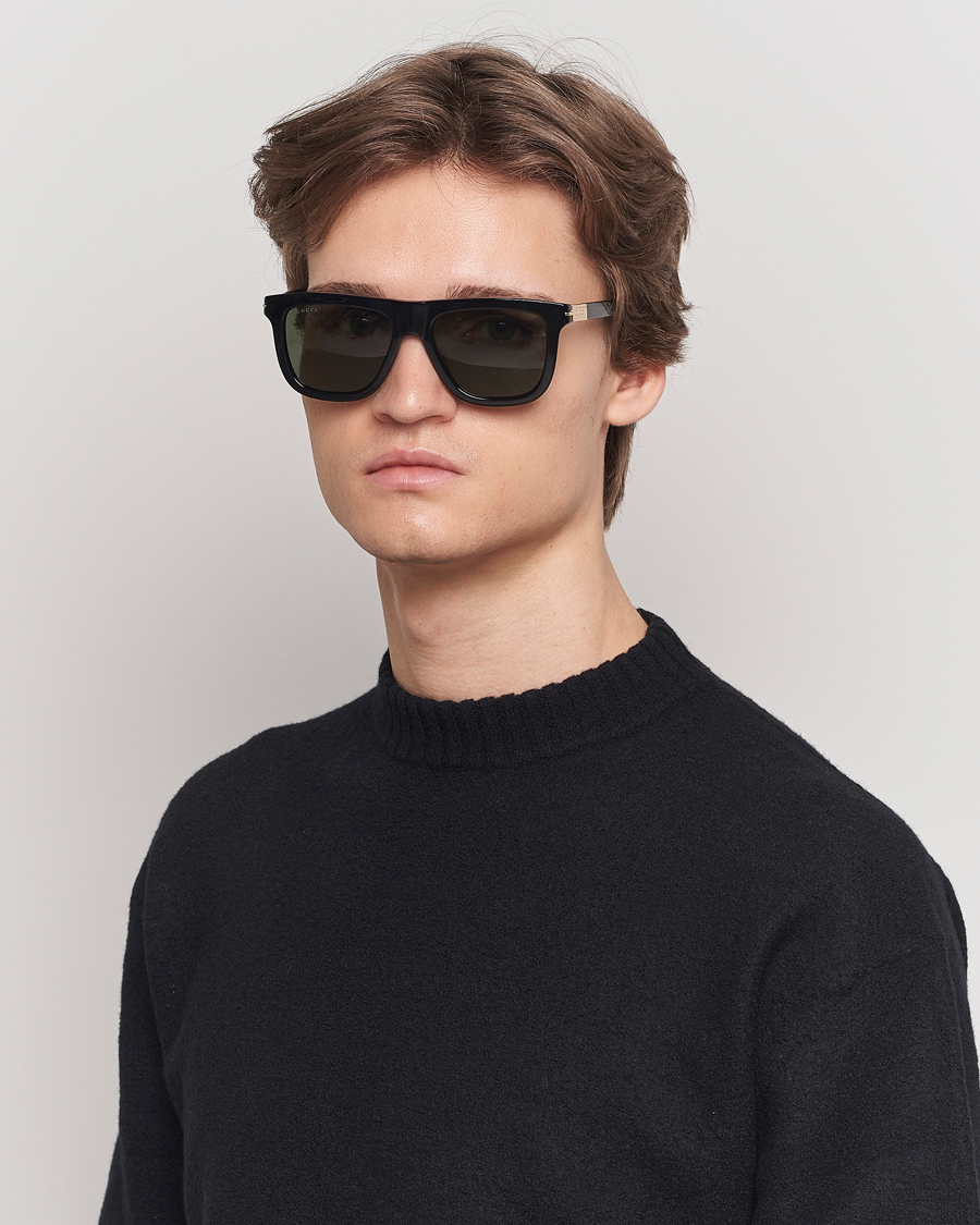 Hombres | Gucci | Gucci | GG1502S Sunglasses Black