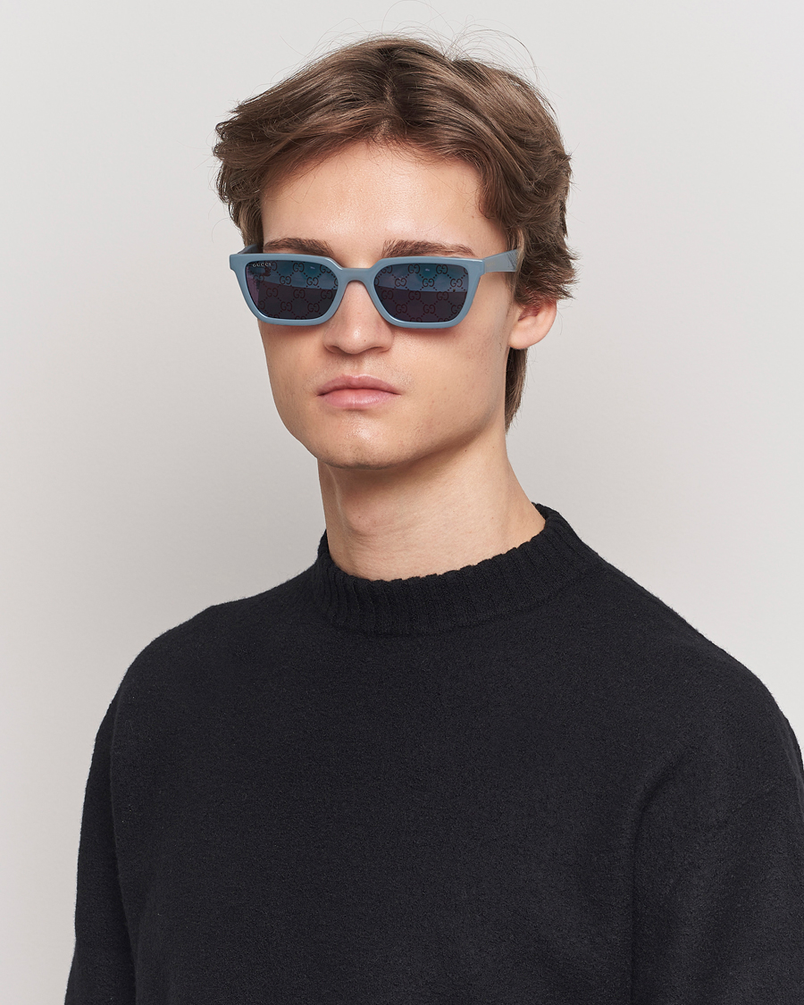 Hombres | Gucci | Gucci | GG1539S Sunglasses Light Blue