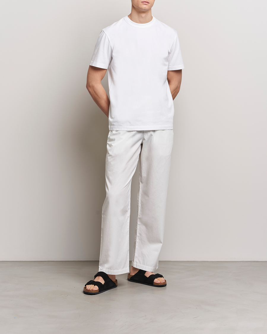 Hombres | Camisetas | Tekla | Organic Cotton Sleeping T-Shirt White