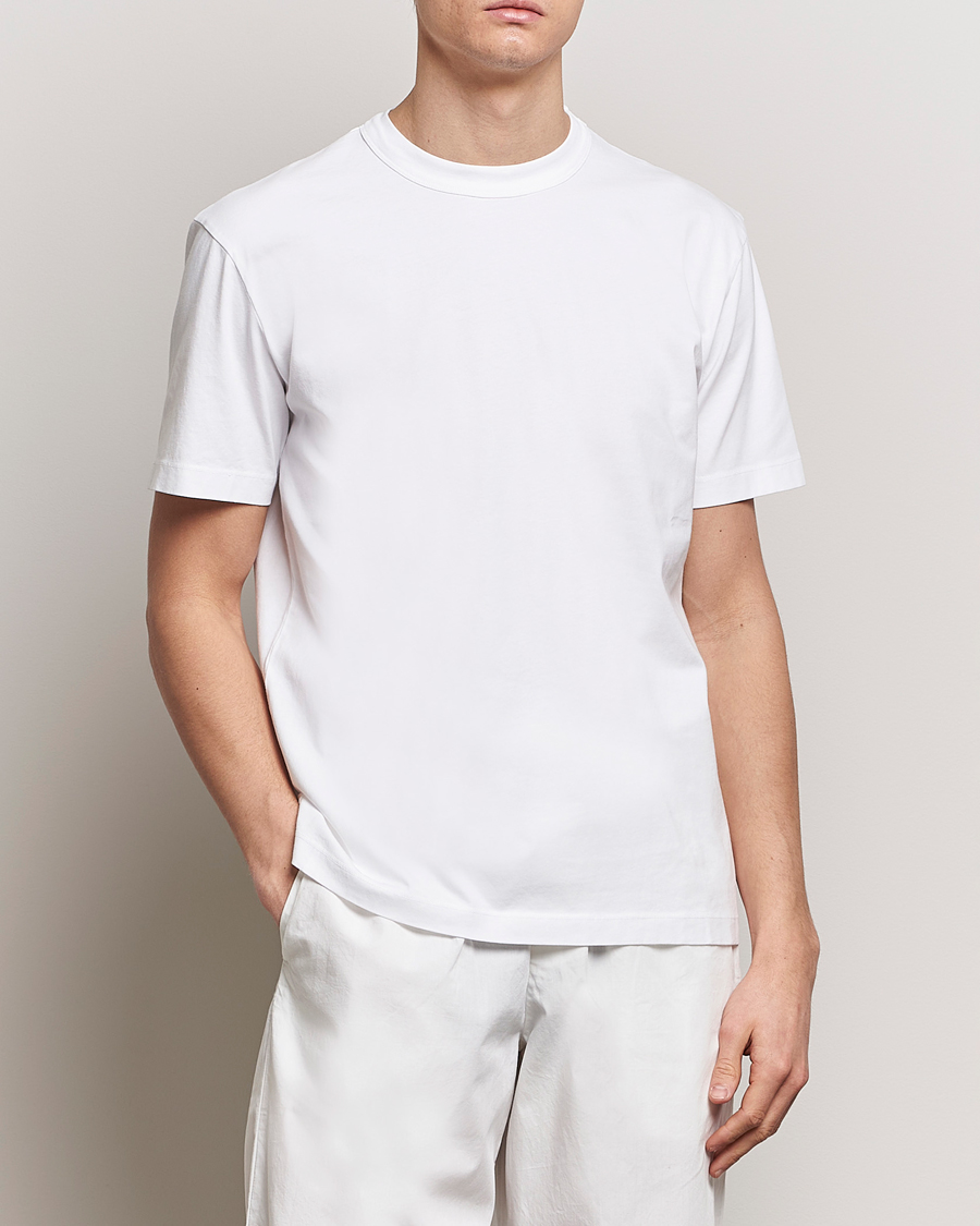 Hombres | Tekla | Tekla | Organic Cotton Sleeping T-Shirt White
