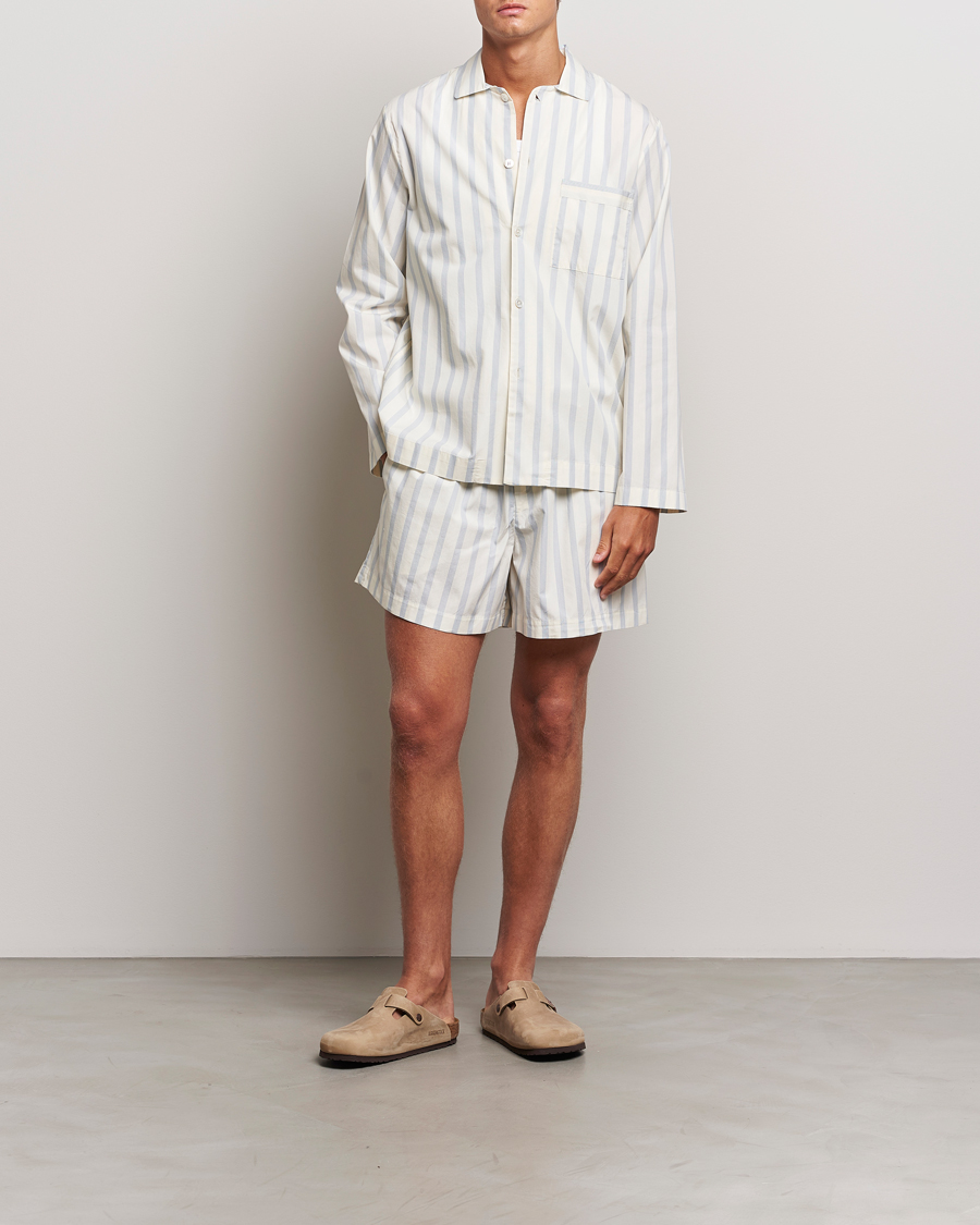 Hombres | Pijamas y batas | Tekla | Poplin Pyjama Shirt Needle Stripes