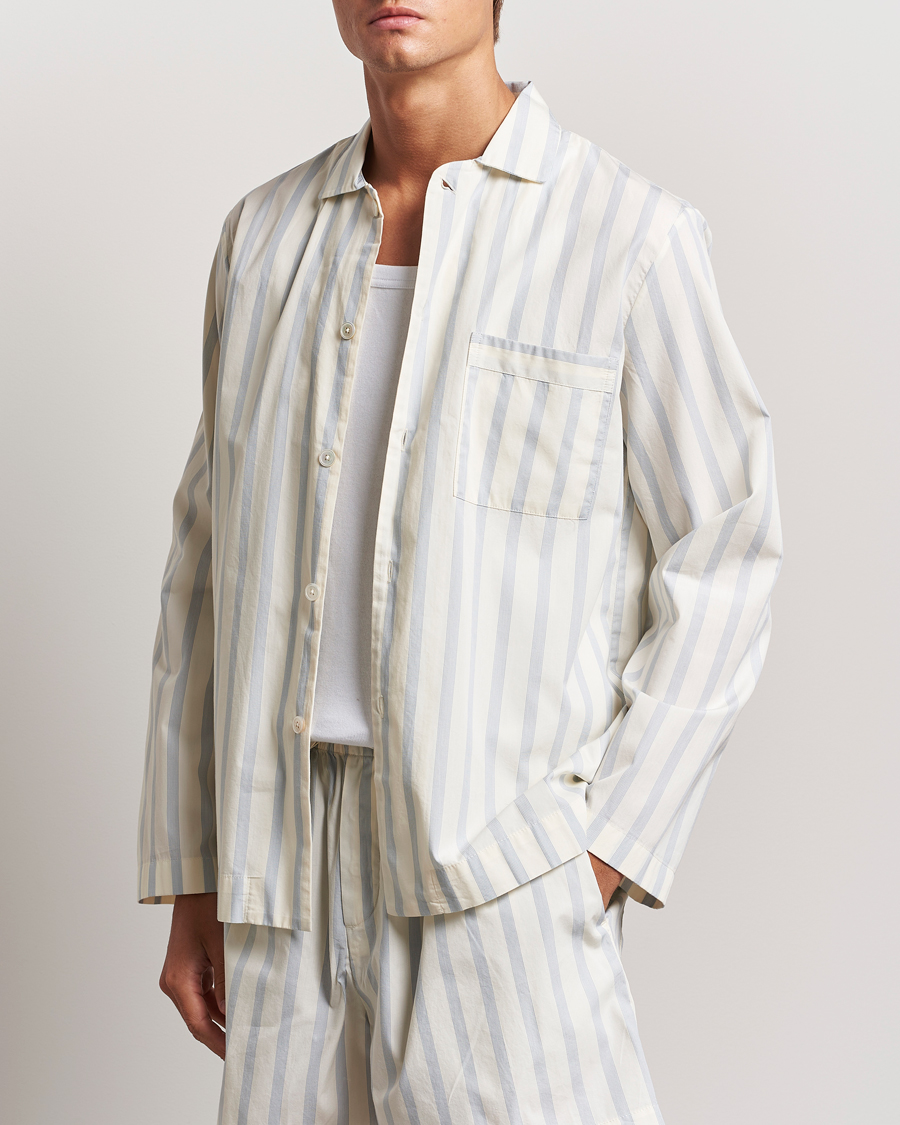 Hombres | Pijamas y batas | Tekla | Poplin Pyjama Shirt Needle Stripes