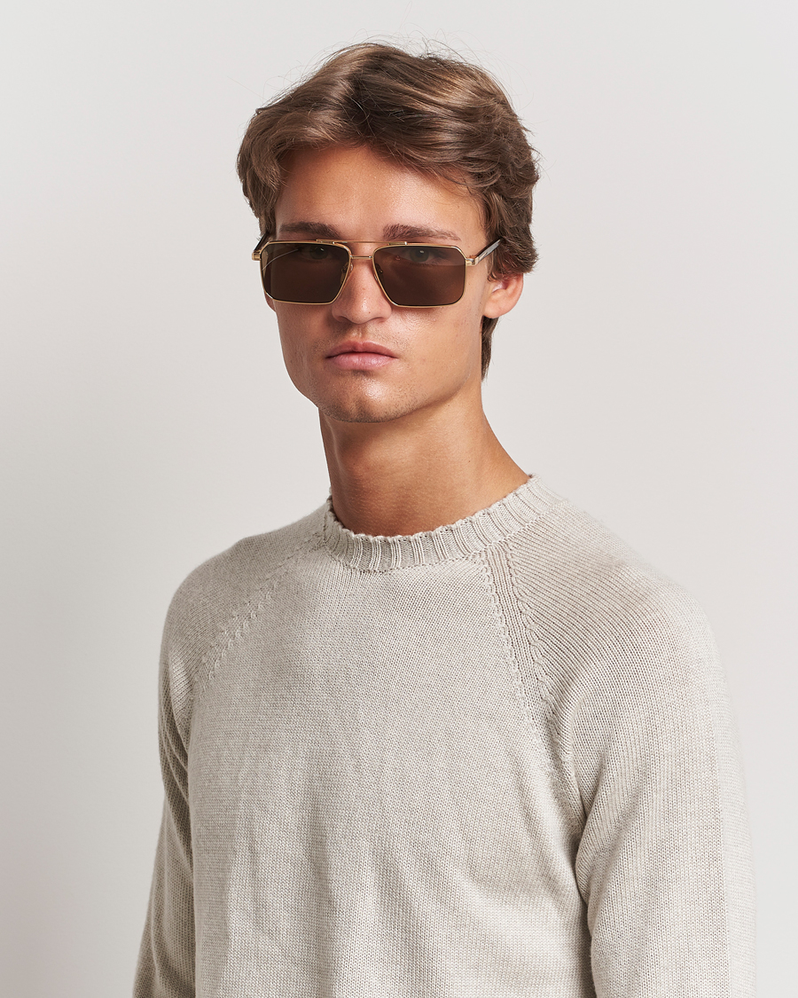 Hombres | Gafas de sol | Prada Eyewear | Prada 0PR A57S Metal Sunglasses Gold