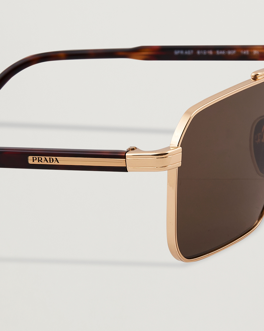 Hombres | Gafas de sol | Prada Eyewear | Prada 0PR A57S Metal Sunglasses Gold