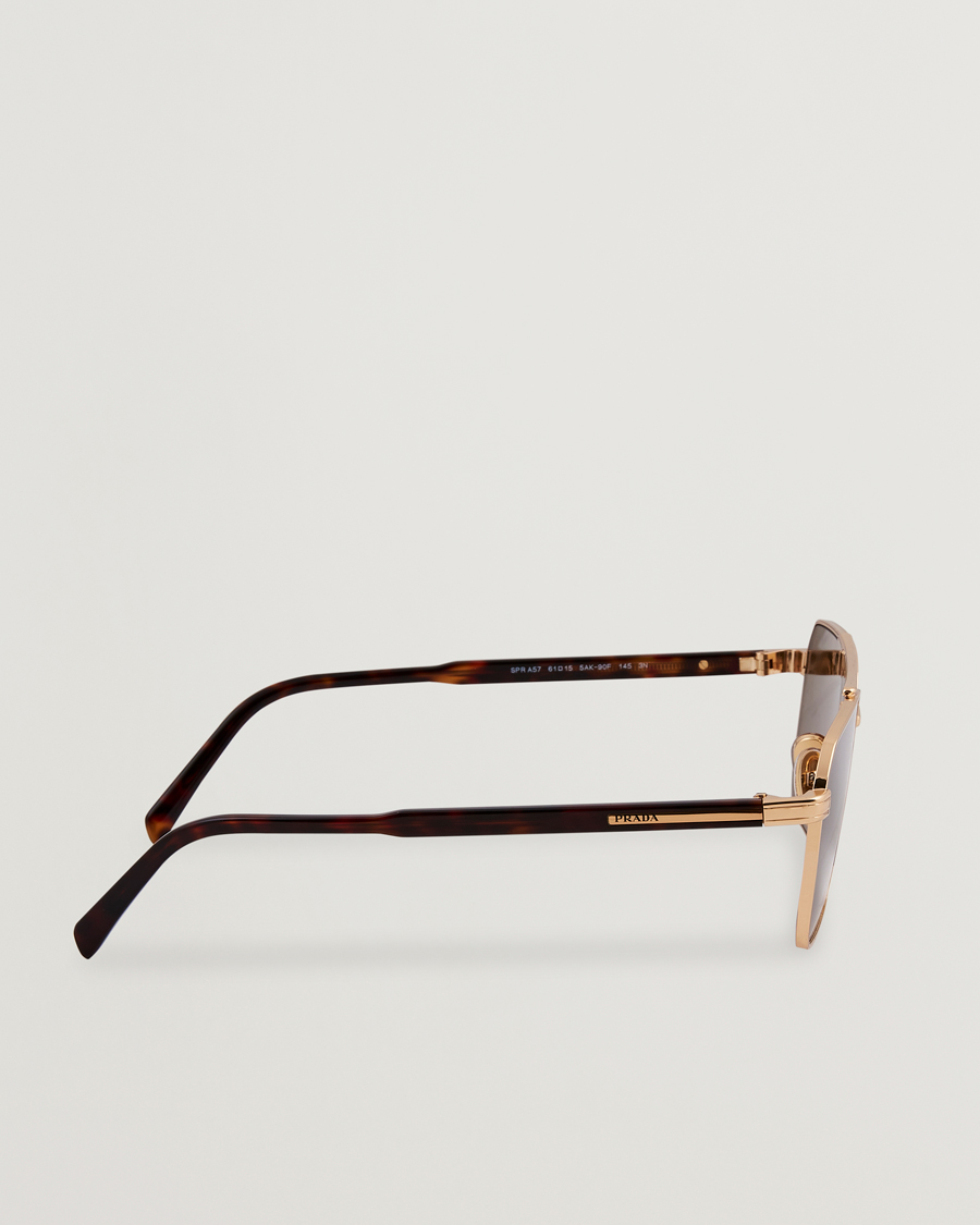Hombres | Gafas de sol | Prada Eyewear | Prada 0PR A57S Metal Sunglasses Gold