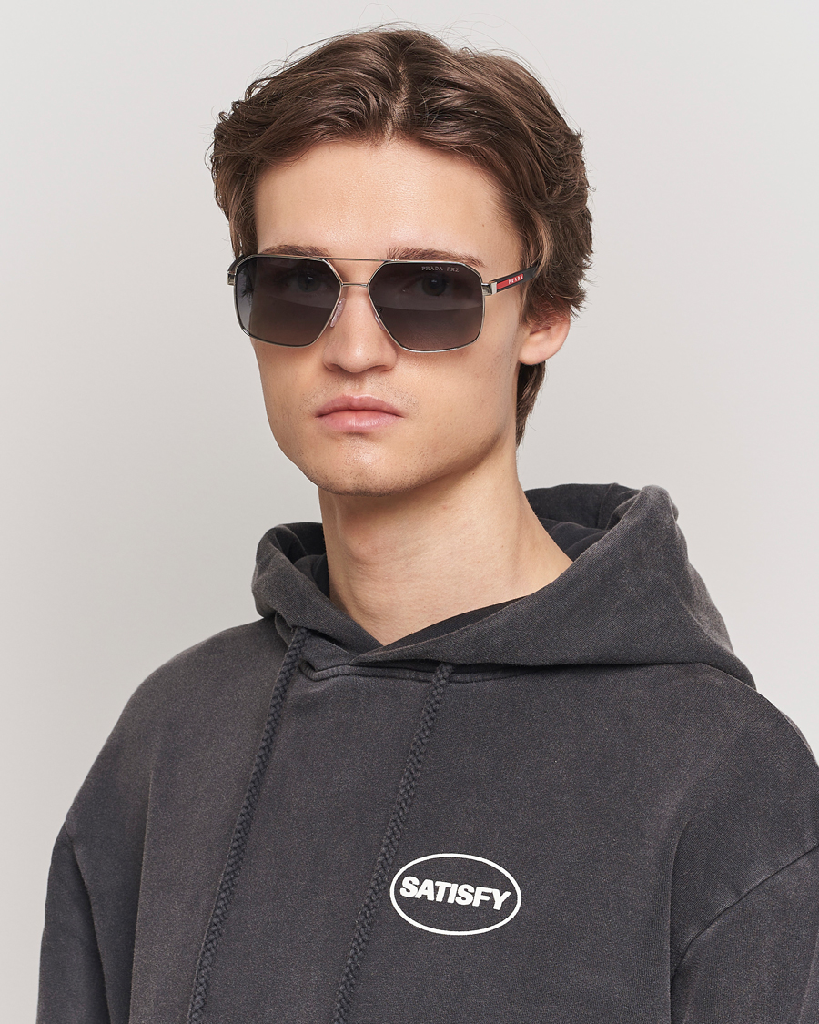 Hombres | Prada Linea Rossa 0PS 55WS Silver | Prada Linea Rossa | 0PS 55WS Silver