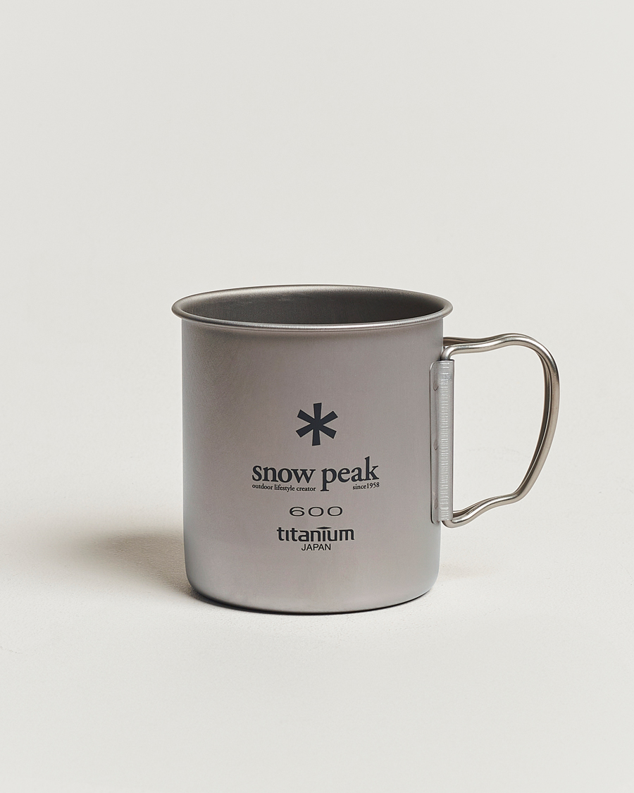 Hombres | Outdoor living | Snow Peak | Single Wall Mug 600 Titanium