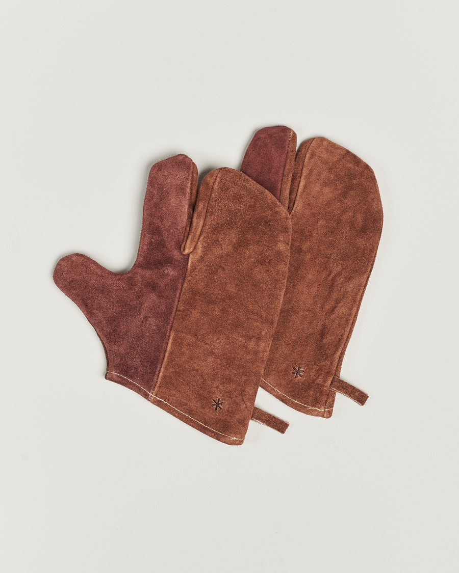 Hombres | Snow Peak Campers Mittens Brown | Snow Peak | Campers Mittens Brown