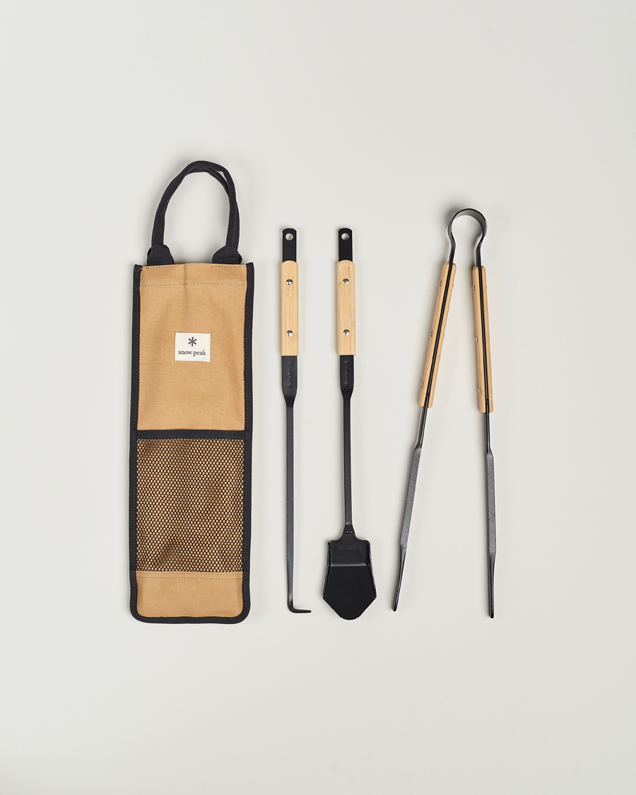 Hombres | Outdoor living | Snow Peak | Fire Tool Set Pro Steel/Bamboo